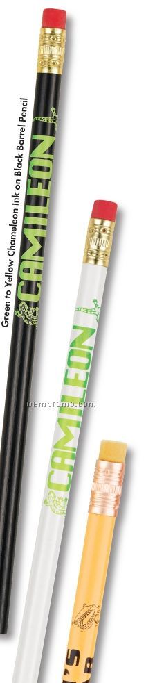 Bright Green To Neon Yellow Chameleon Pencils W/ White Barrel