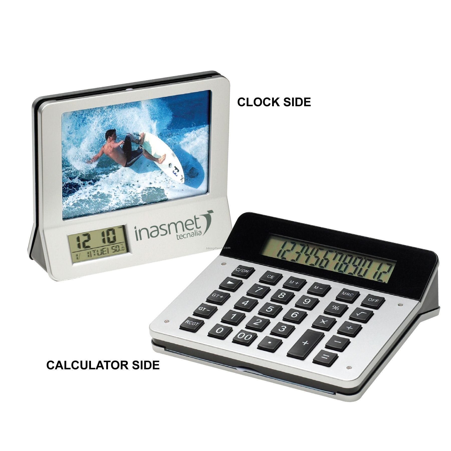 Flip Calculator Clock Frame