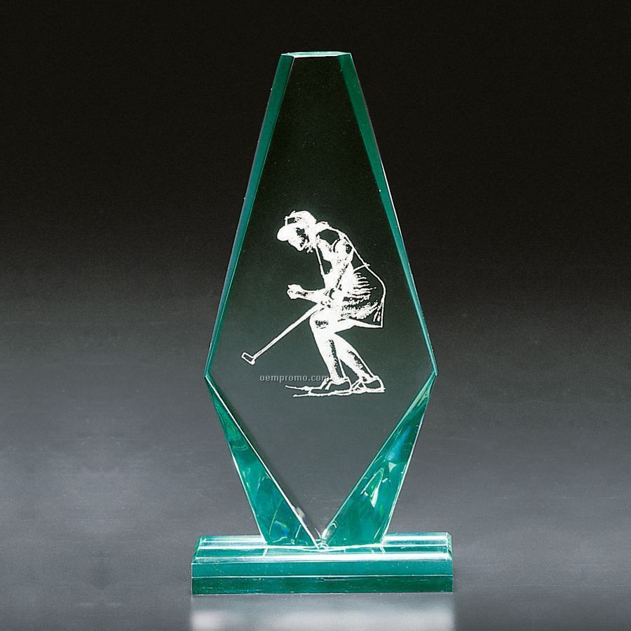 Jade Green Acrylic Pinnacle Award I