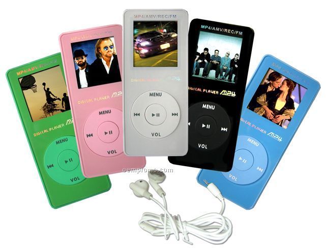 Mp4 Digital Media Player With Central Round Button - 1 Gb