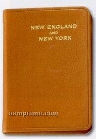 New England & New York Travel Miniature W/ Traditional Premium Leather