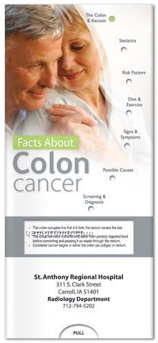 Pocket Slider Chart - Facts About Colon Cancer