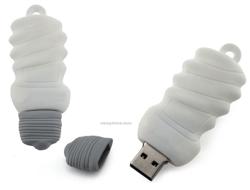 2 Gb Pvc Light Bulb USB Drive
