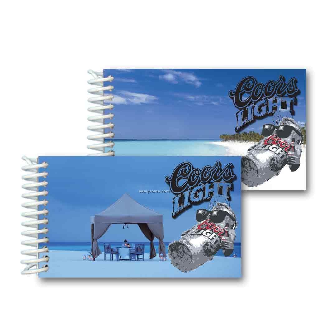 3d Lenticular Mini Notebook Stock/Island Resort (Custom)