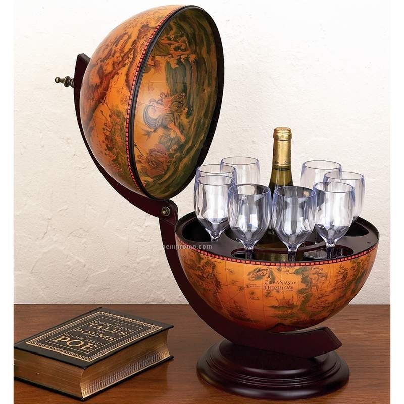 Italian Replica Globe Bar (13" Diameter)