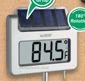 Solar Powered Garden Thermometer