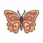Stock Temporary Tattoo - Glossy Butterfly (1.5"X1.5")
