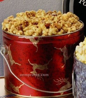 1/2 Gallon Cheese Designer Popcorn Tin