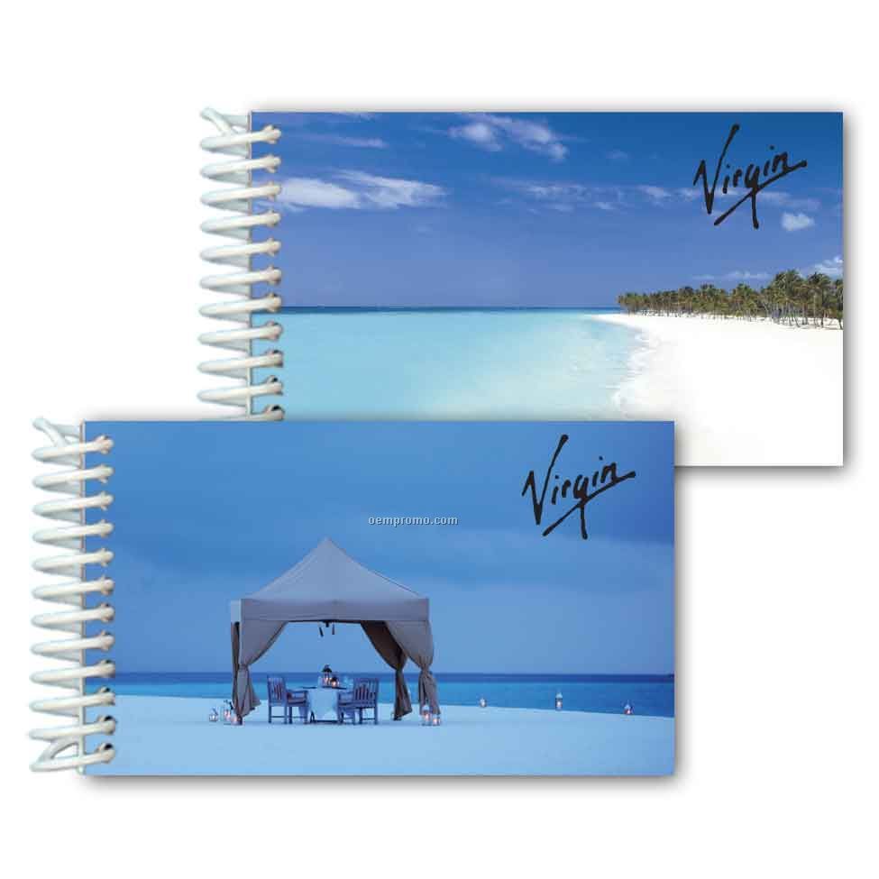 3d Lenticular Mini Notebook Stock/Island Resort (Imprinted)