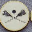 7/8" (Lacrosse) Medallions Stock Kromafusion X-large Pin W/ Insert
