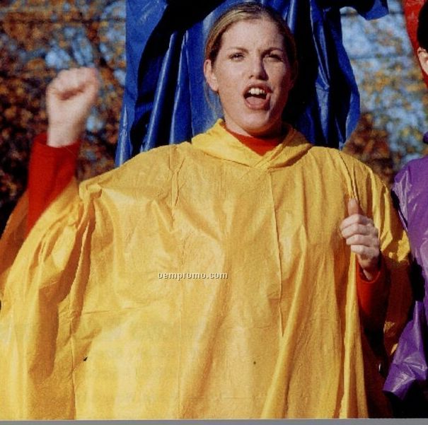 Adult Rain Poncho (One Size Fits All) Blank