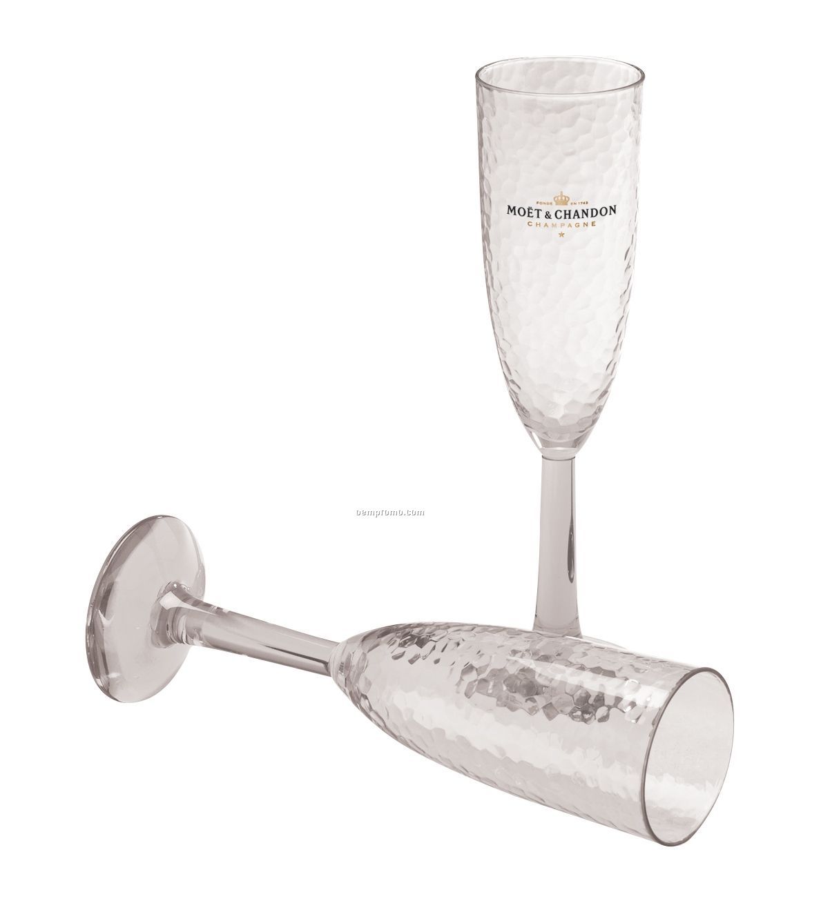 Hammered Champagne Glass