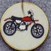 Motorcycle 1 Medallions Stock Kromafusion X-large Pin W/ Insert