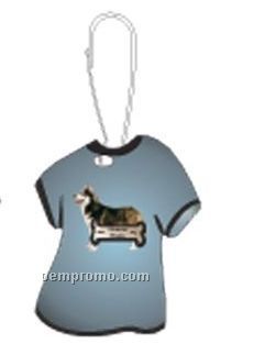 Siberian Husky Dog T-shirt Zipper Pull