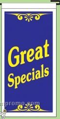 Stock Ground Banner & Frame (Great Specials) (14"X30")