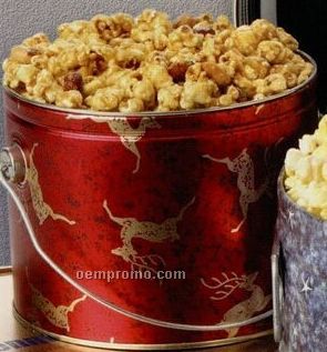 1/2 Gallon Caramel Designer Popcorn Tin