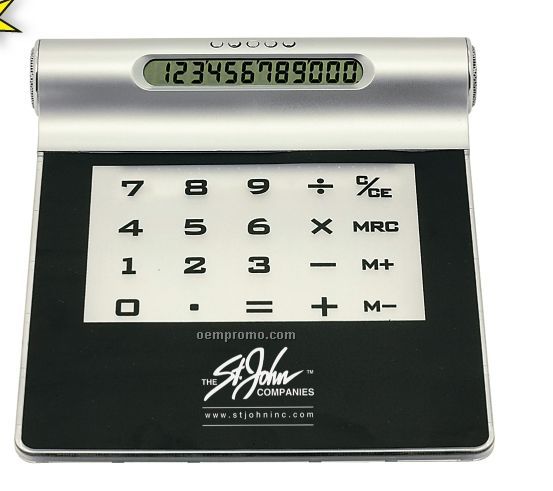 Multi-function Calculator Mousepad W/Stereo Speakers & High Speed Hub