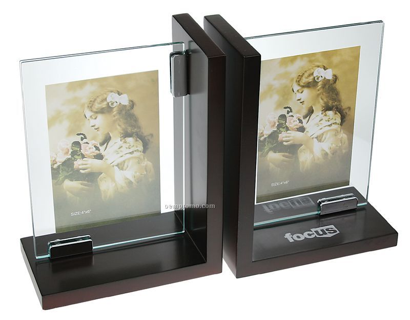 Decorate Your Bookshelf-beautiful Bookends With Picture Frames