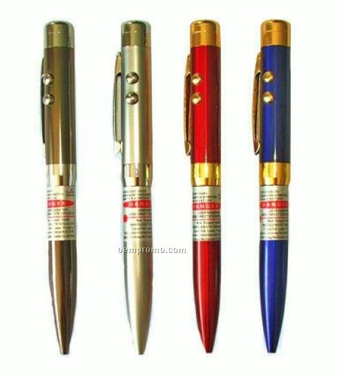 Jumbo Gold Accent Laser Pen