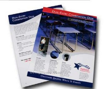 Sell Sheet Brochure W/ 80# Gloss Text (2 Sides)