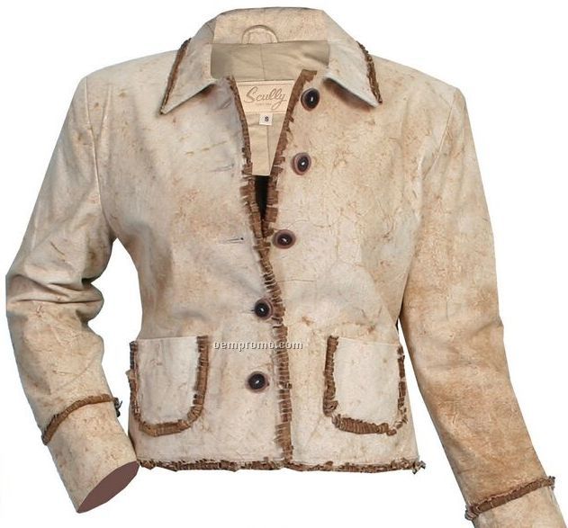 Vintage Lamb Ladies Leather Jacket S-xx-l