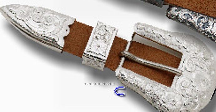 Floral Design Ranger Belt Buckle Set (3/4" Belt)