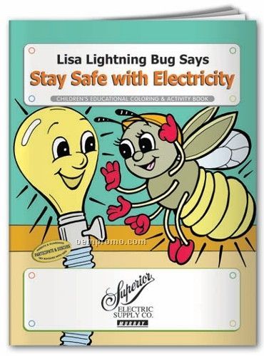 Fun Pack Coloring Book W/ Crayons - Stay Safe With Electricity