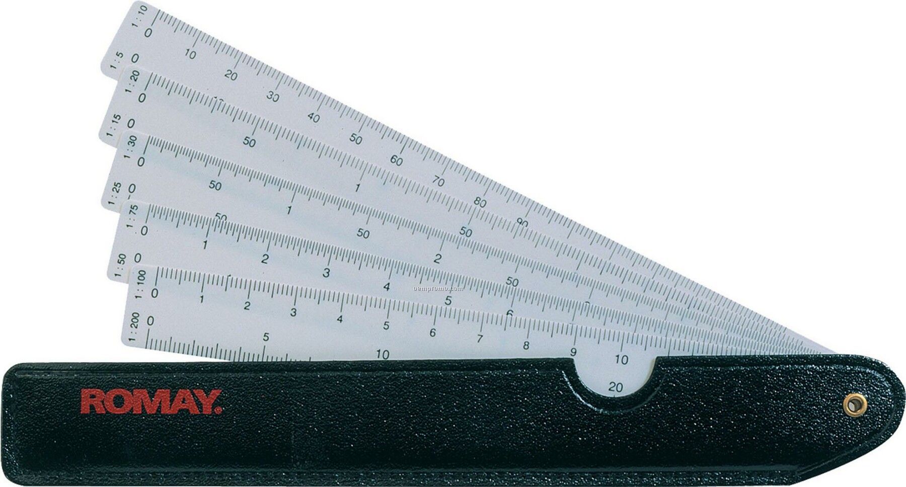 Rectangle Fan Reduction Ruler 6`` - Engineering