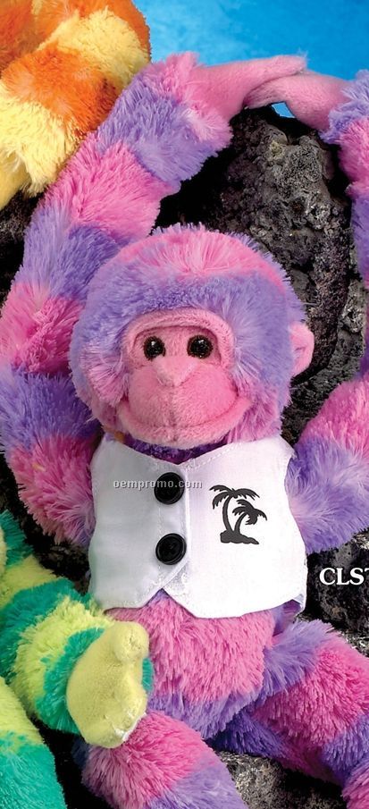 12" Clingers Purple Stripe Monkey