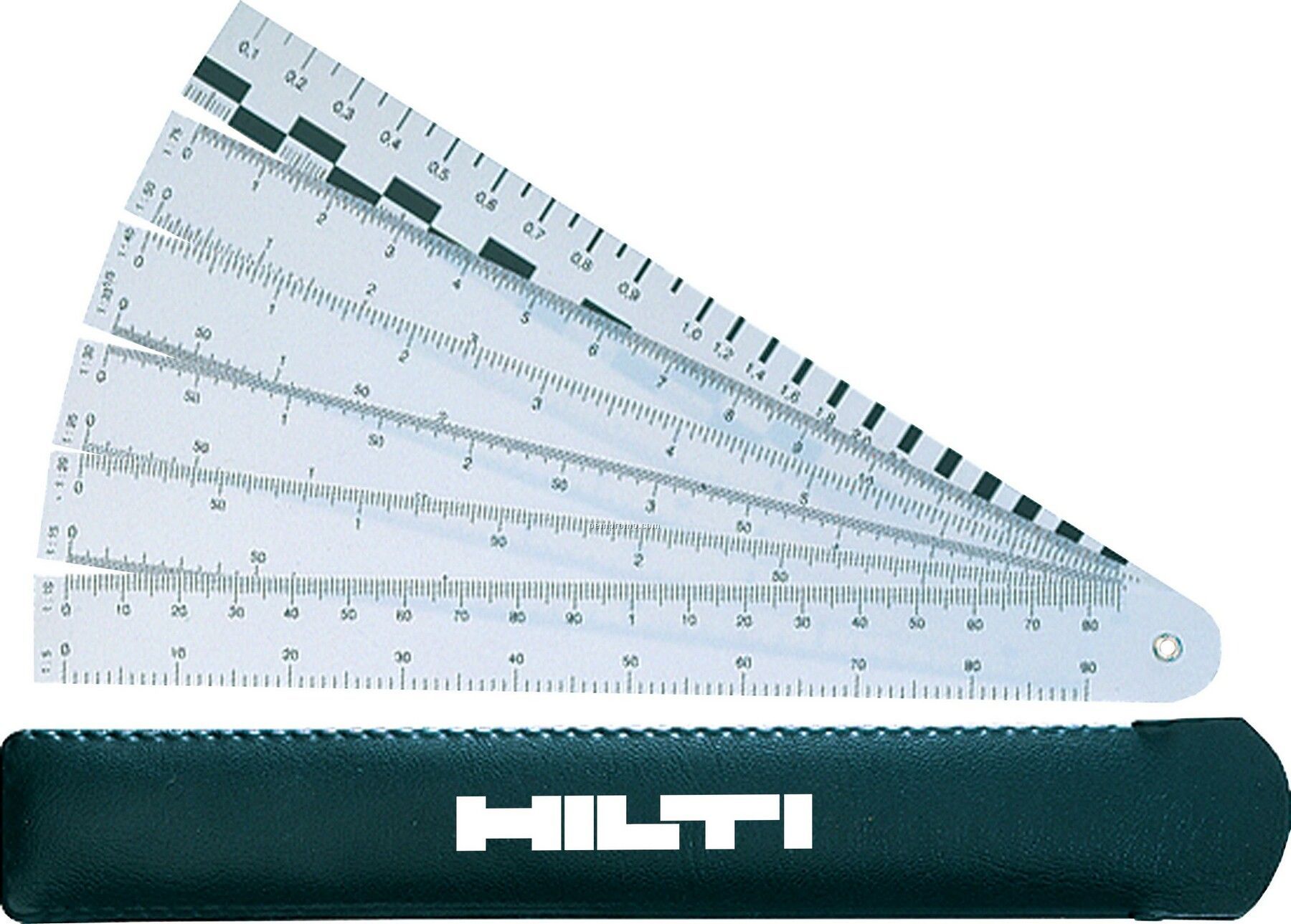Fan Reduction Ruler 8'' - Architectural