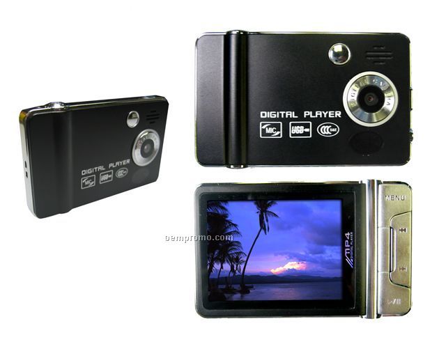 Digital Camera With Mp3 / Mp4 Player