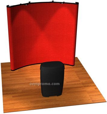 Economy Pop-up Curved Display (8')