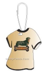 Rottweiler Dog T-shirt Zipper Pull