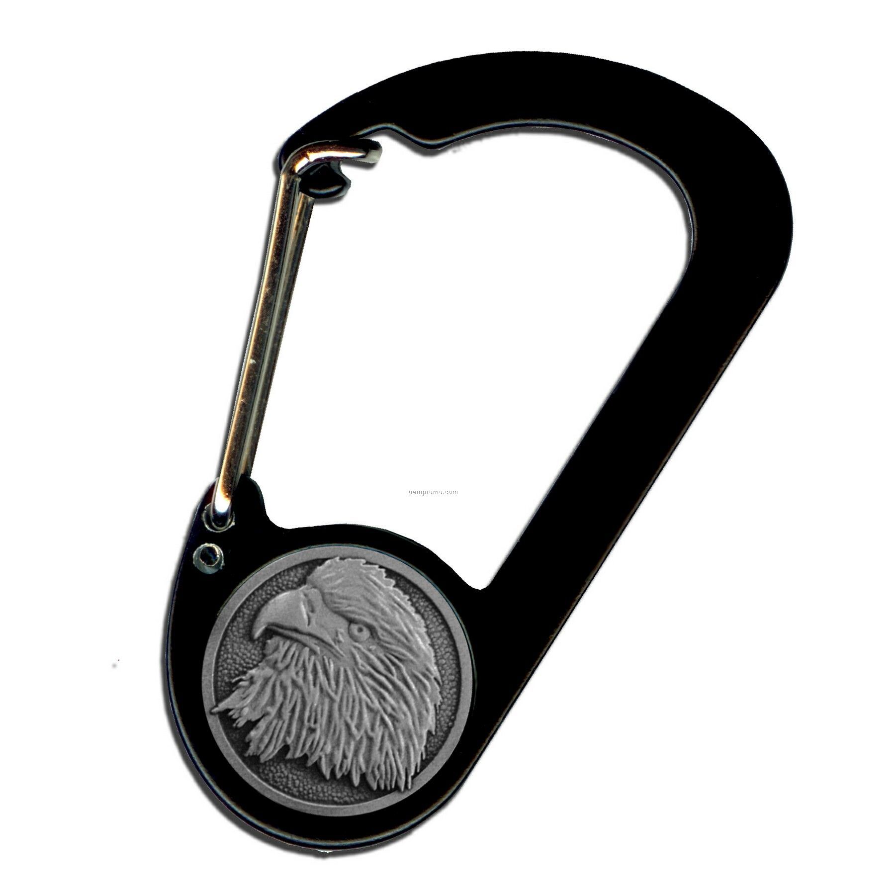 Button D Carabiner With Eagle