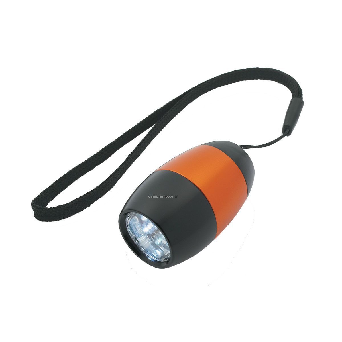 Orange Mini Flashlight W/ 6 Leds