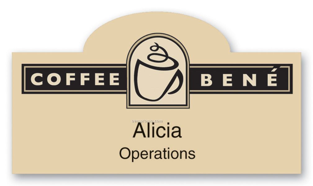 Rectangle With Bump Full Color Personalized Badge (Fcp) 1.75 X 3.125