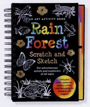 Scratch And Sketch Activity Book - Rain Forest