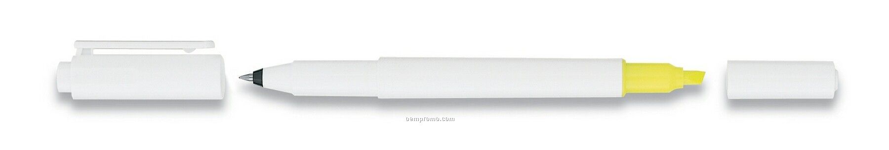 Uniball Combi Ball Pen/ Highlighter / White/ Black Ink