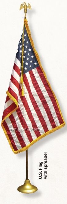 United States Indoor Flag With 15/16" Pole (3'x5')
