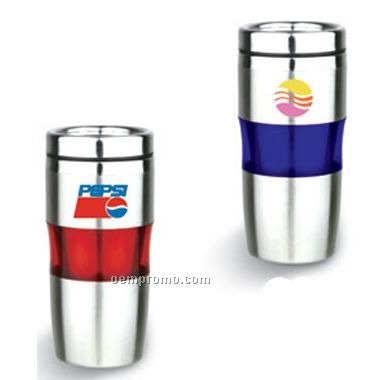 Blue / Red Tumbler With Stainless Steel Inside(Laser Engraved)