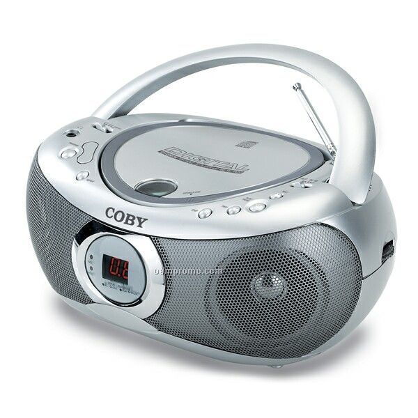 Coby Portable CD Player With AM/FM Radio