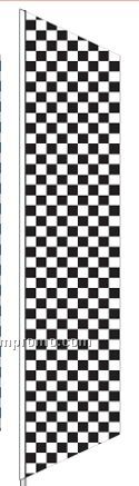 2 1/2'x12' Complete Zephyr Kit - White/Black Checker