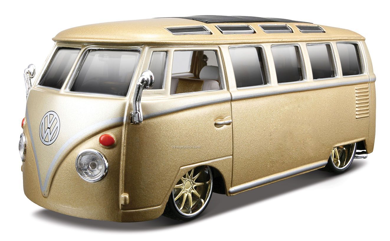 7"X2-1/2"X3" Volkswagen Van "Samba" All Star Series Die Cast Replica