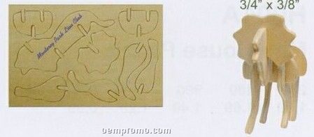 Lion Mini-logo Puzzle (4 5/8"X3"X1/8")
