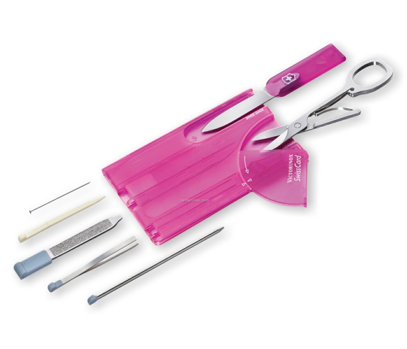 Swiss Army Knife Swisscard Multi-tool - Translucent Pink
