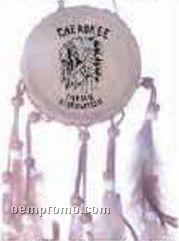 3" Pigskin Drum W/ Sinew Tie (Custom Imprint)
