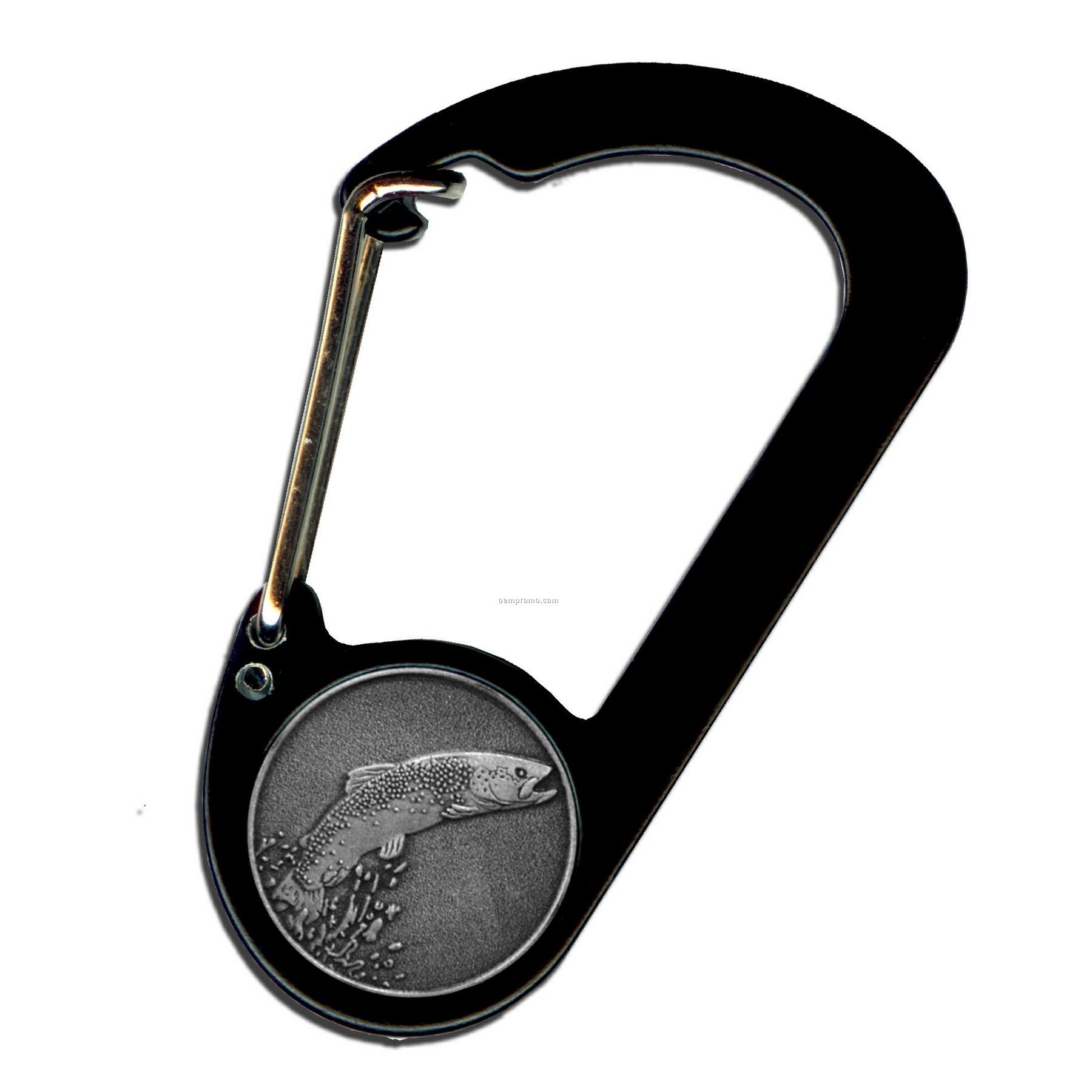 Button D Carabiner With Trout