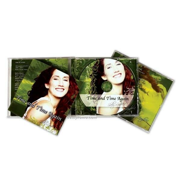 CD In Jewel Case Package With 4/4 Printed 2 Panel Insert And 4/0 Tray Card