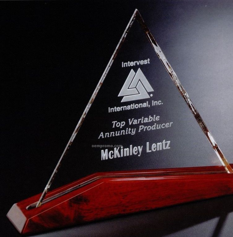 Parkdale Gallery Crystal Parkdale Triangle Award (7")