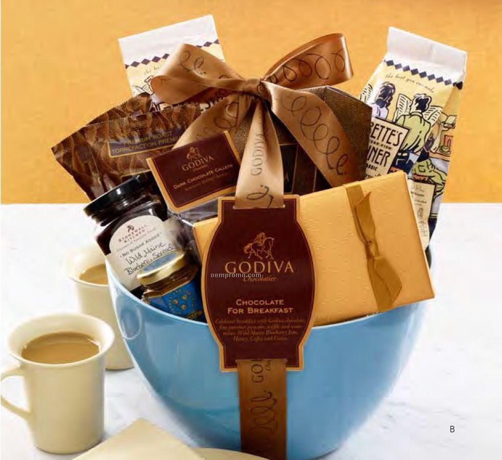 Chocolate For Breakfast Gift Basket